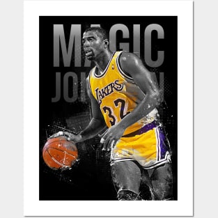 Magic Johnson Posters and Art